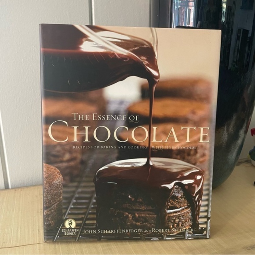 $10 SALE Essence of Chocolate Dessert Cookbook Adult Hardcover Sweet Gift